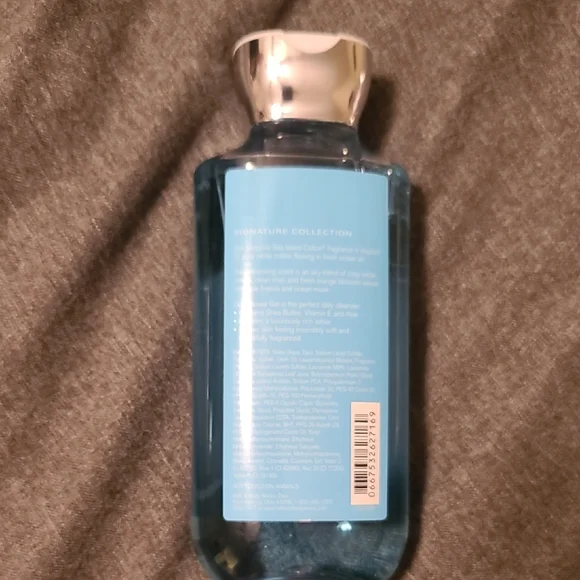 Bath & Body Works Sea Island Cotton Blue Shower Gel - Picture 2 of 2